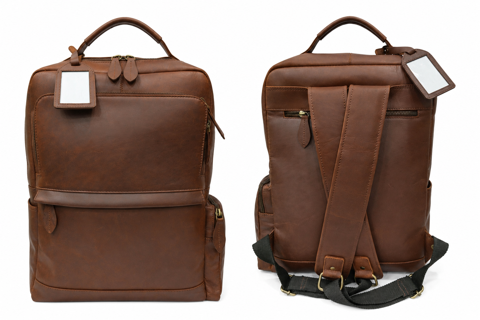 Classic Leather Backpack
