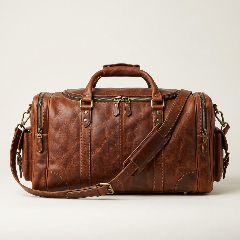 Travel Leather Duffel Bags