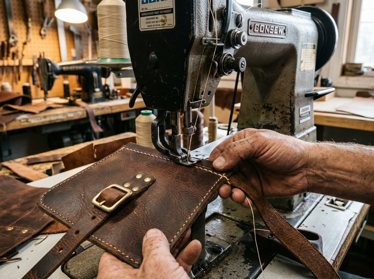 Industrial Edge Stitching & Hardware Fitting